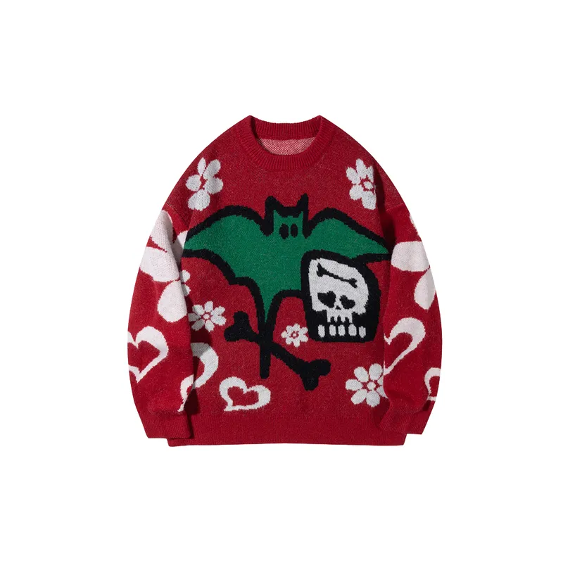 Retro Loose Sweater-0