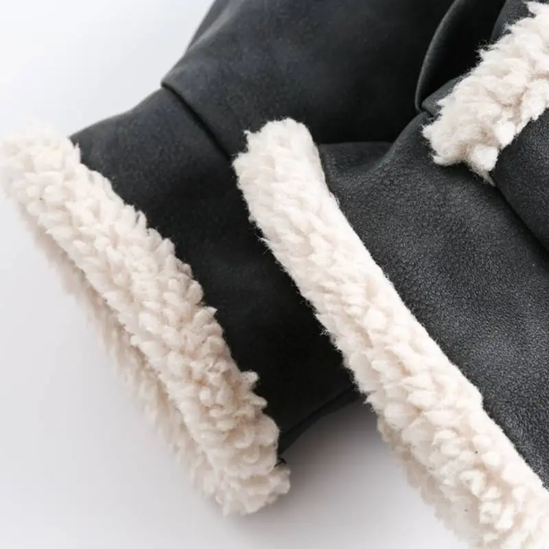 Retro Warm PU Quilted Jacket-5