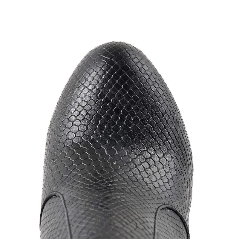 Fashion Zipper Ankle Boots-4