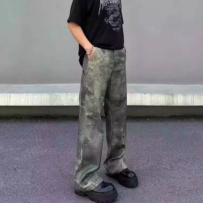 Distress  Casual Cargo Pants-3