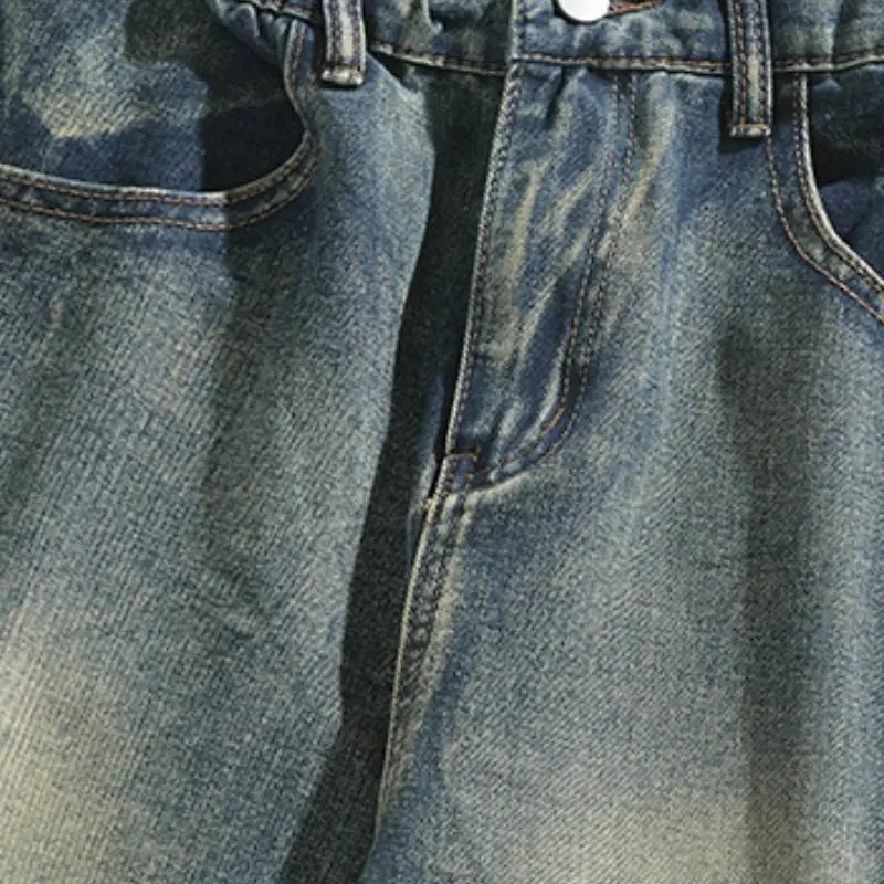 Basics Fashionable Denim Casual Pants-9
