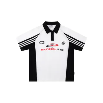 Heavy Striped Polo Sports T Shirt