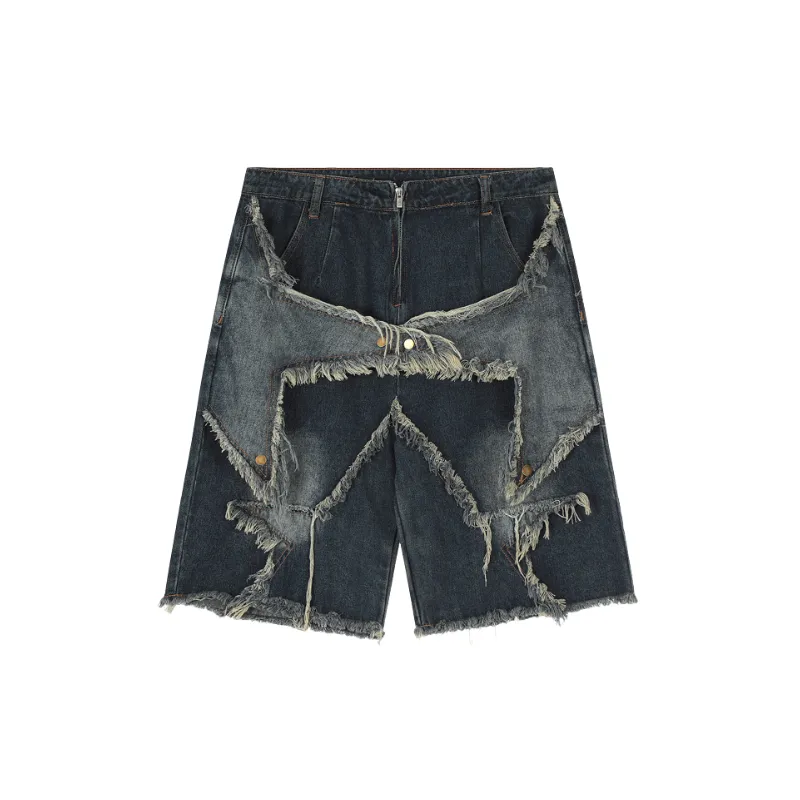 Basics Simple Denim Shorts Unisex-0