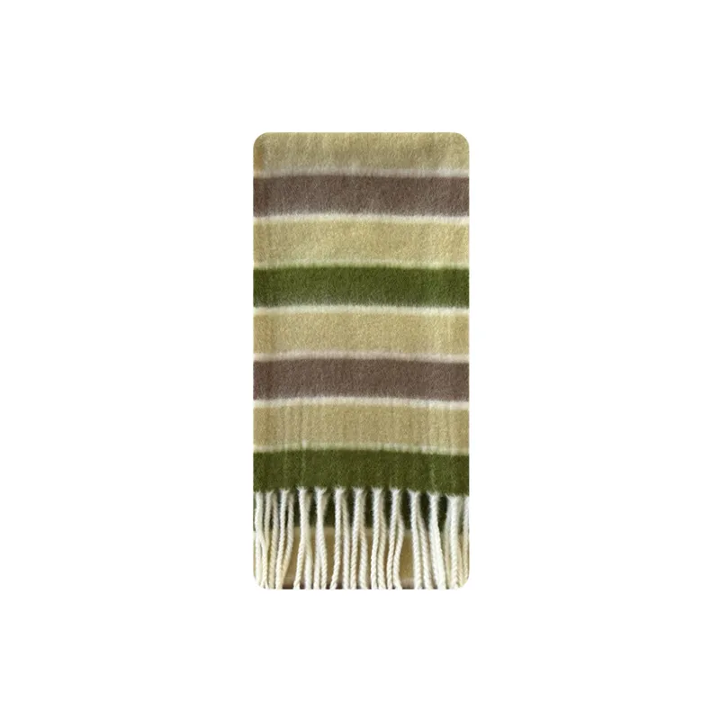 Elegant Fringe Knit Scarf-9