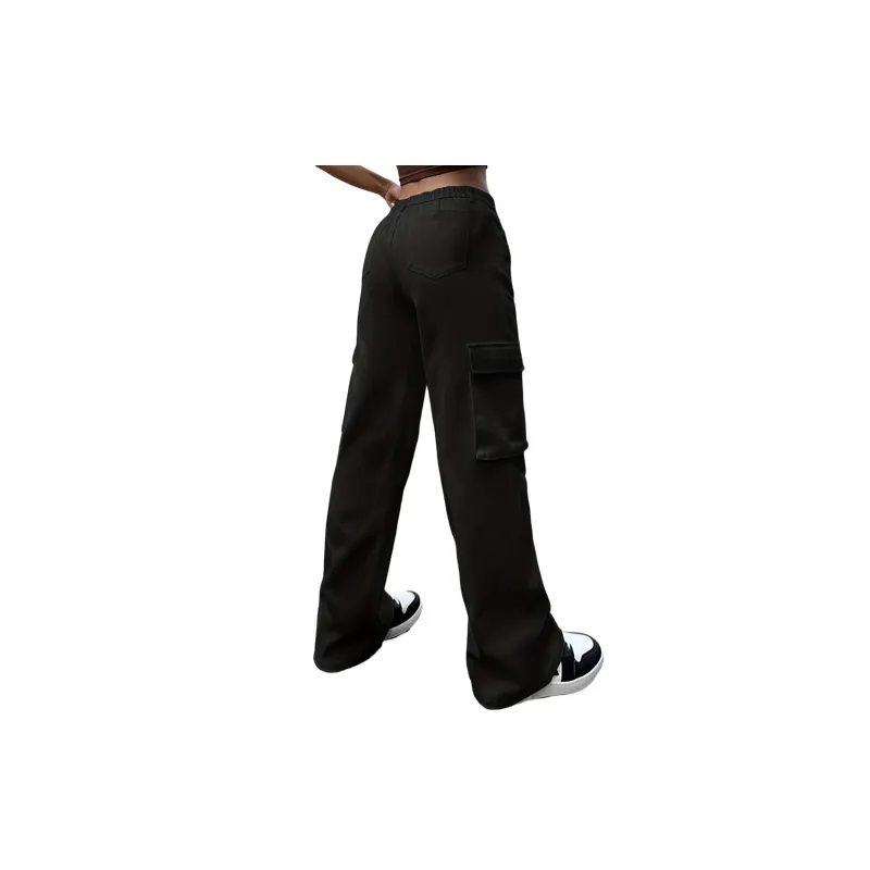 Fashionable Simple Cargo Pants-1