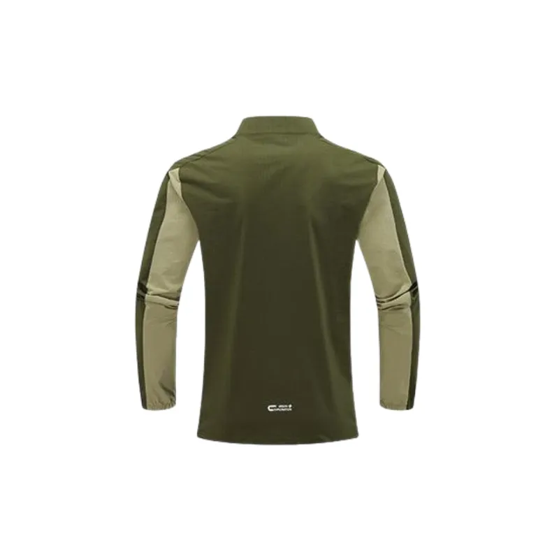 Casual Loose Blended Synthetic Fabrics Outdoor Jacket-4