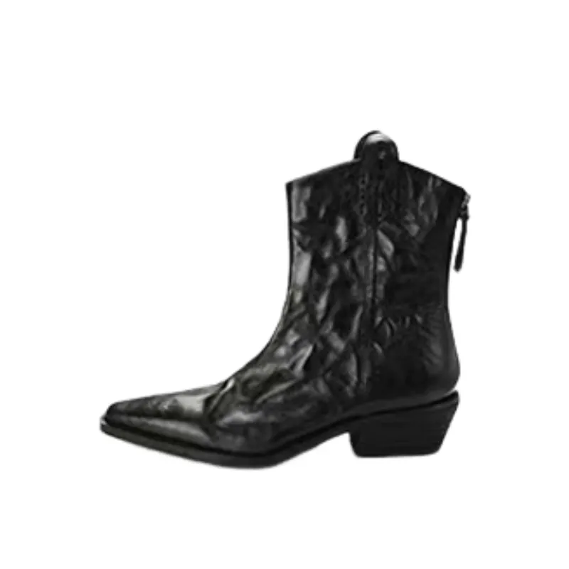 Retro Funky Ankle Boots-5