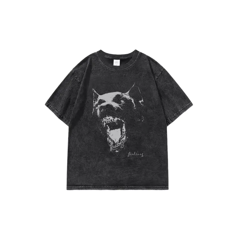 Retro Loose 100% Cotton T-Shirt-0