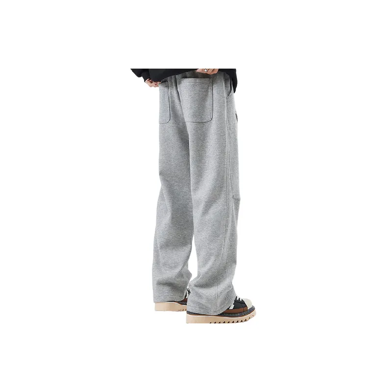 Fashionable Loose Blended Synthetic Fabrics Casual Pants-7