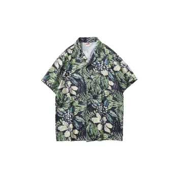 Casual Loose Four Way Stretch Fabric Shirt