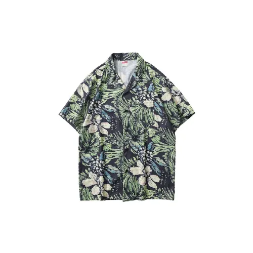 Casual Loose Four Way Stretch Fabric Shirt
