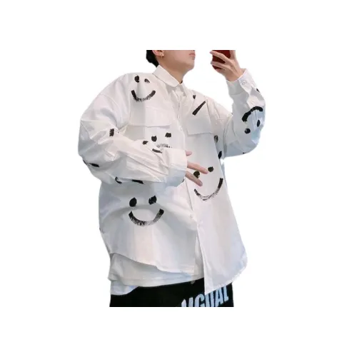 Graffiti Workwear Long Sleeve Casual Shirt