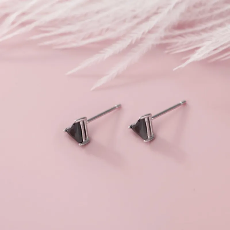 Simple Rhinestone Ear Stud Women-5