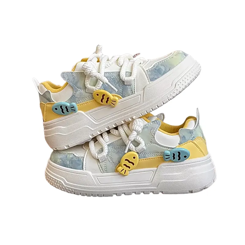 Retro Sporty Stylish Skateboarding Shoes-2