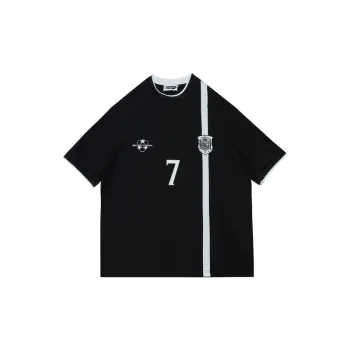 College Style Embroidered T Shirt