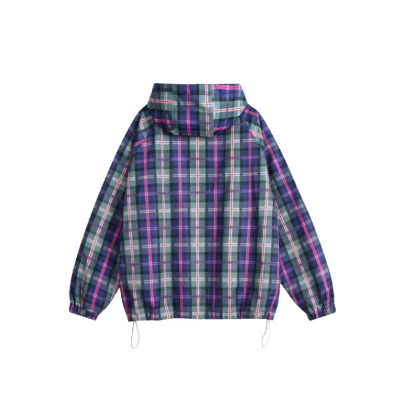 Plaid Hooded Jacket-1