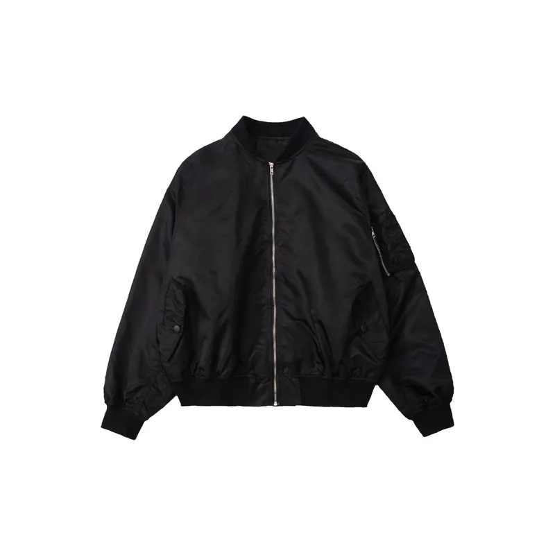 Embroidered Skull Skeleton New Zipper Bomber Jacket-0