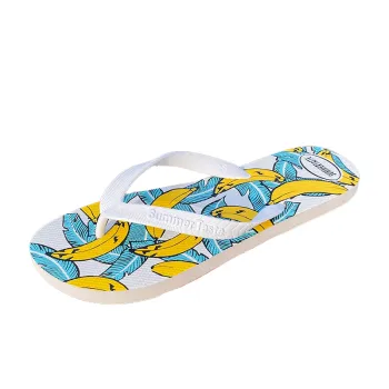 Simple All Over Print Flip Flops