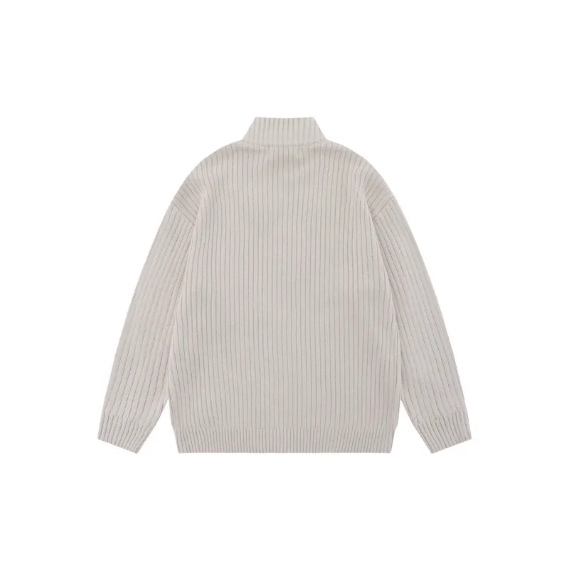 Fashionable Loose Sweater-3
