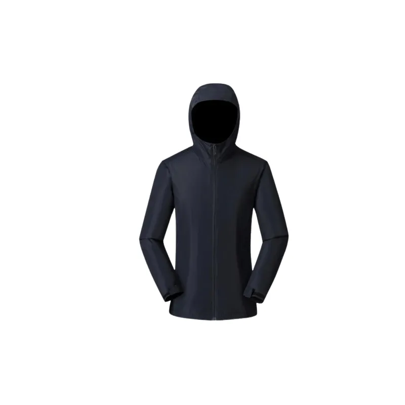 Simple Embroidered Polyester Jacket-3
