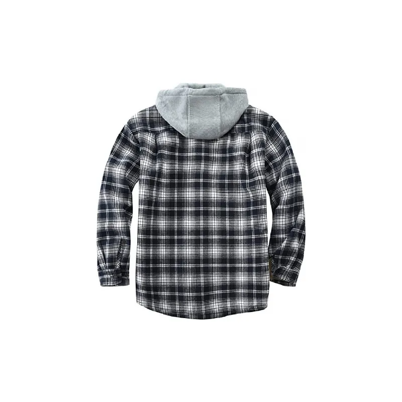 Casual Plaid Loose Jacket-3