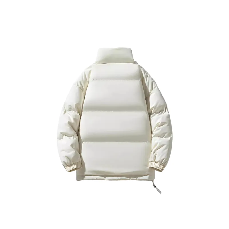 Simple Loose Polyester Quilted Jacket-1