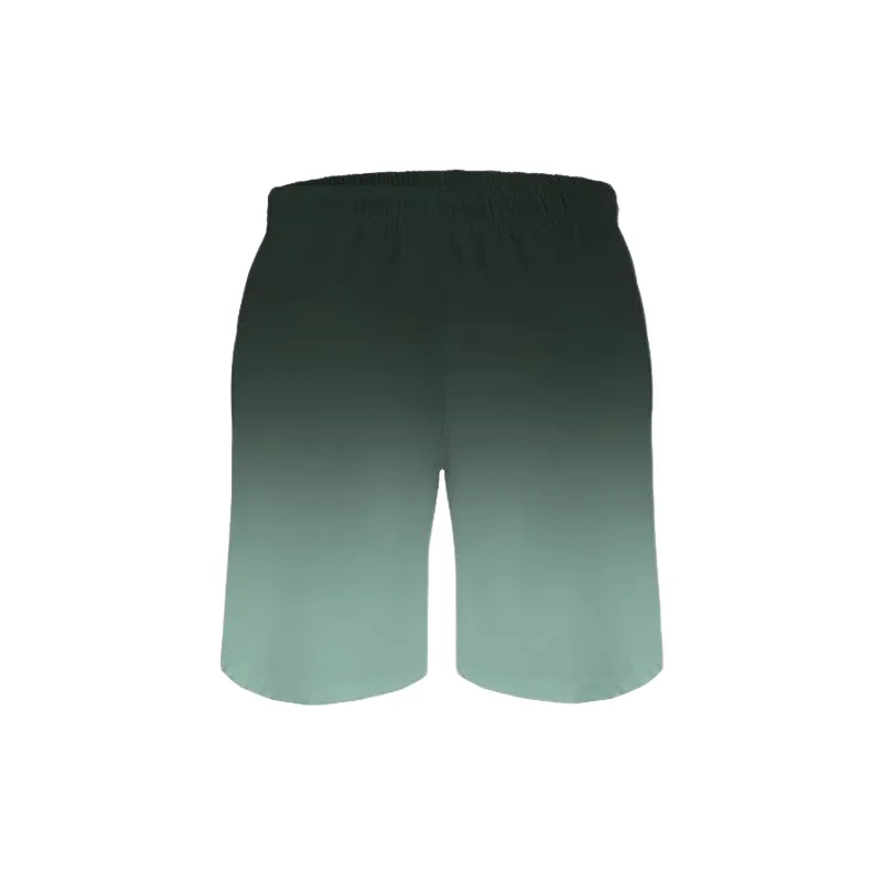 Sporty Retro Polyester Casual Shorts-3