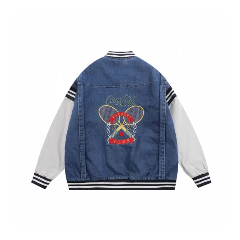 Retro Fashionable Loose Denim Jacket-1