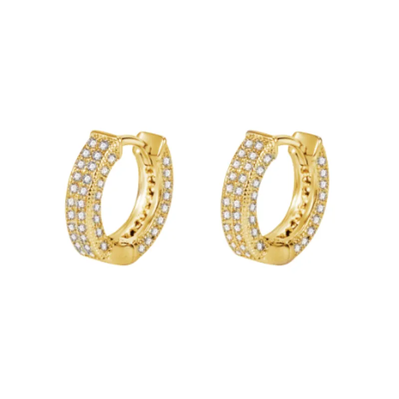 Fashionable Plain Ear Stud Women-0