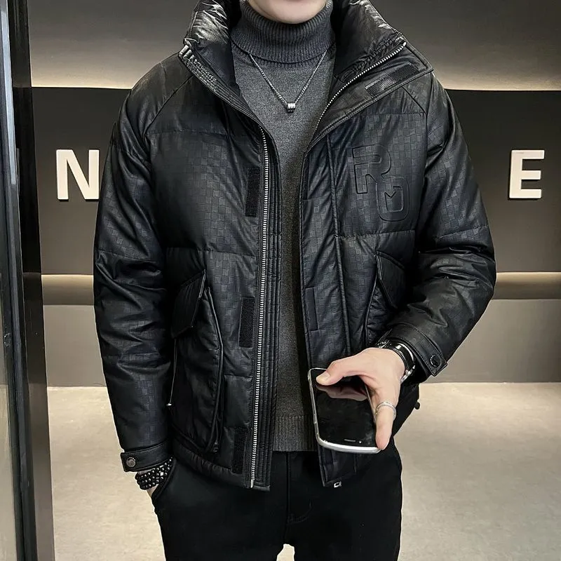 Fashion Simple Loose Down Jacket-4