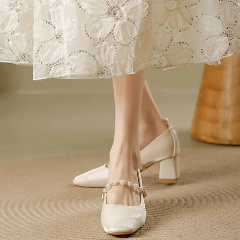 Elegant Rhinestone High Heels-2