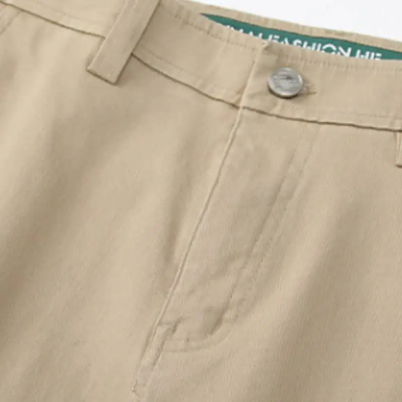 Loose Casual Cotton Casual Pants-3