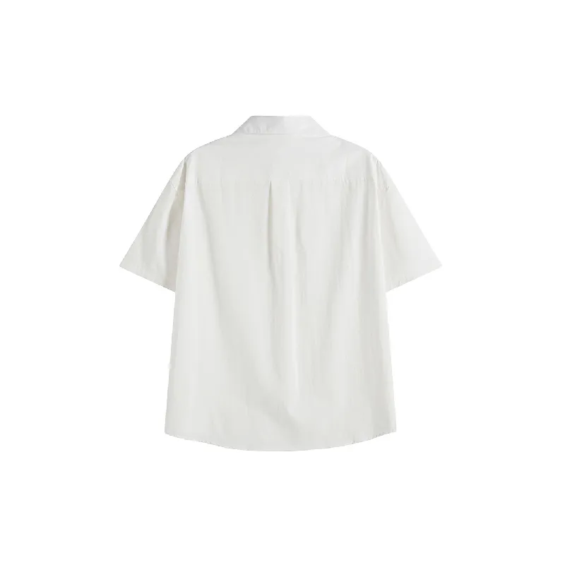 Casual Loose 100% Cotton Shirt-5