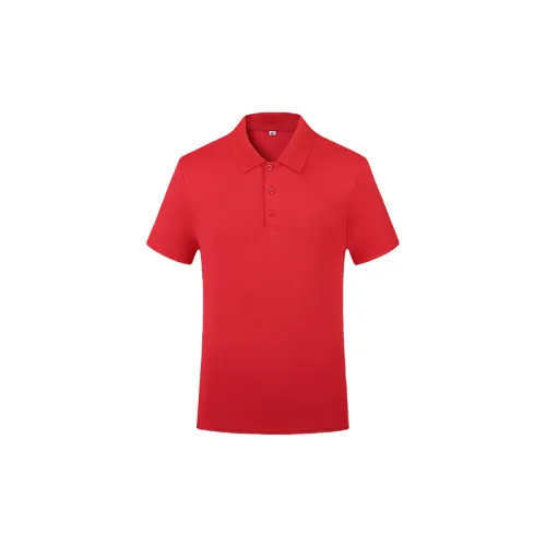 Casual Plain Blended Synthetic Fabrics Polo