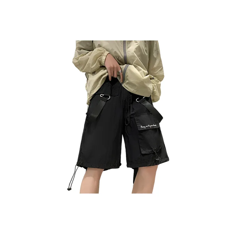 Functional Retro Wide Leg Shorts-2