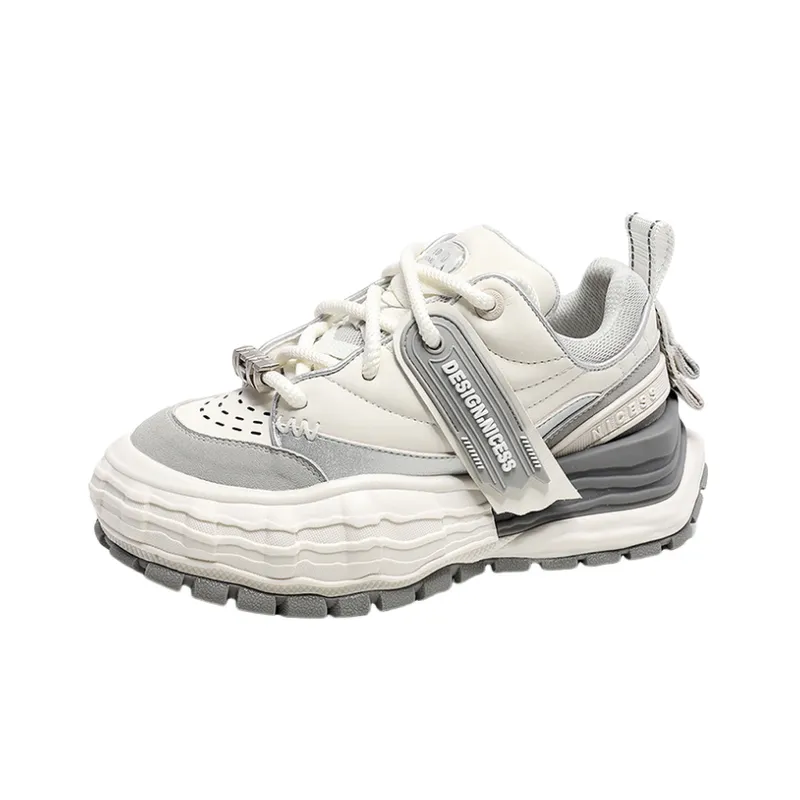 Niche Original Design Big Head Increased Platform Shoes-0