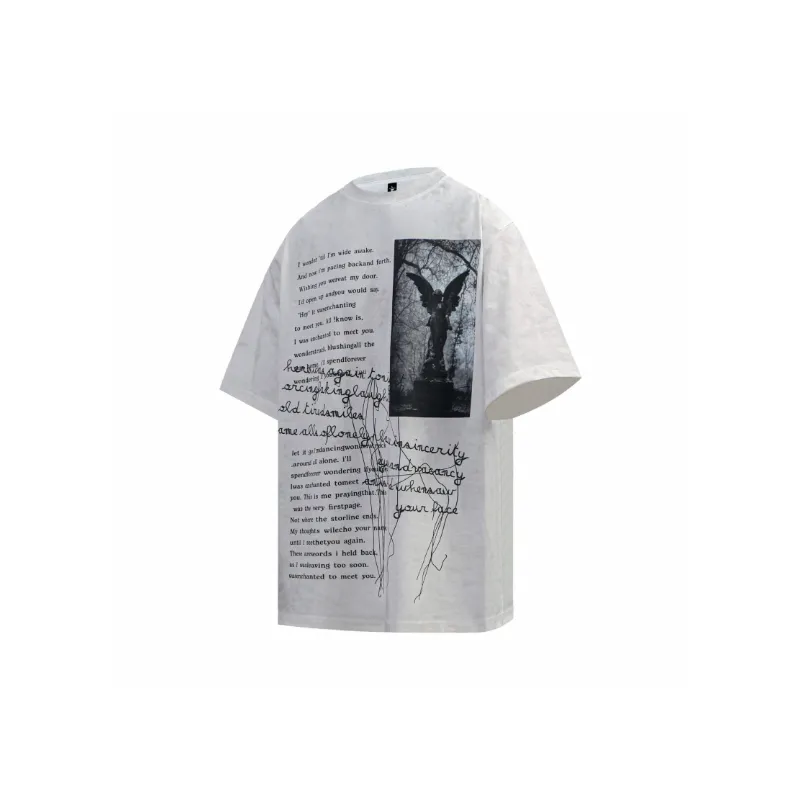 Street Tie Dye Combed Cotton T Shirt-2