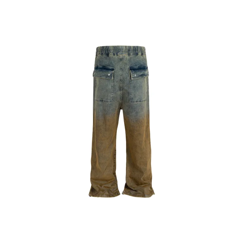 Casual Straight Leg Jeans-1