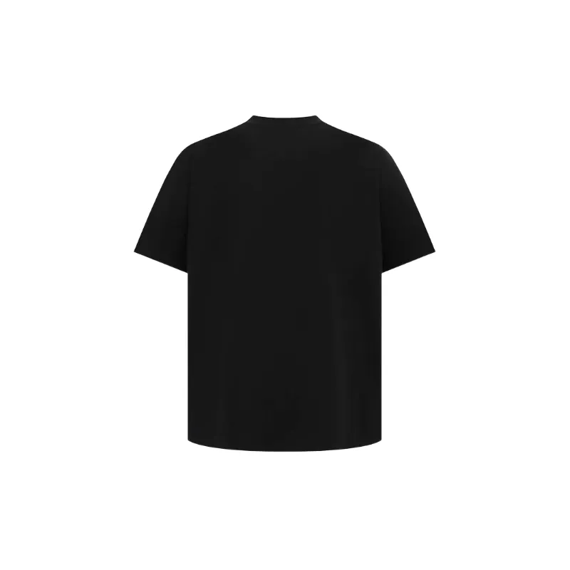Cartoon Graffiti Cotton Blended Fabric T Shirt-1