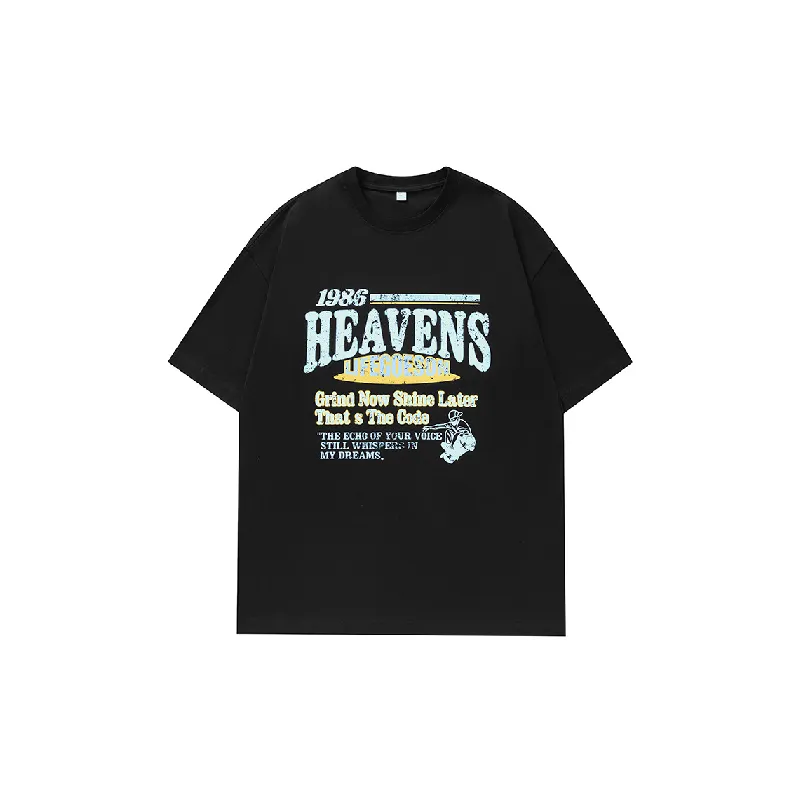 Fashionable Loose 100% Cotton T Shirt-0