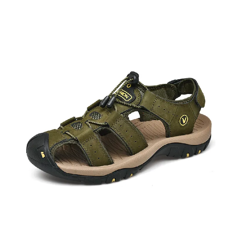 Casual Plain Beach Sandals-6