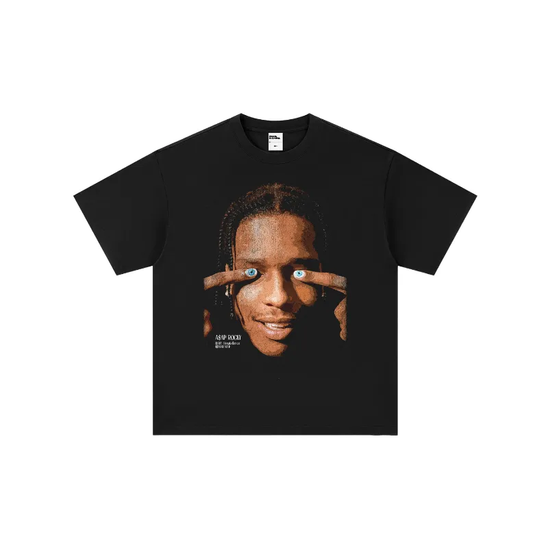 Fashionable Loose 100% Cotton T Shirt-0