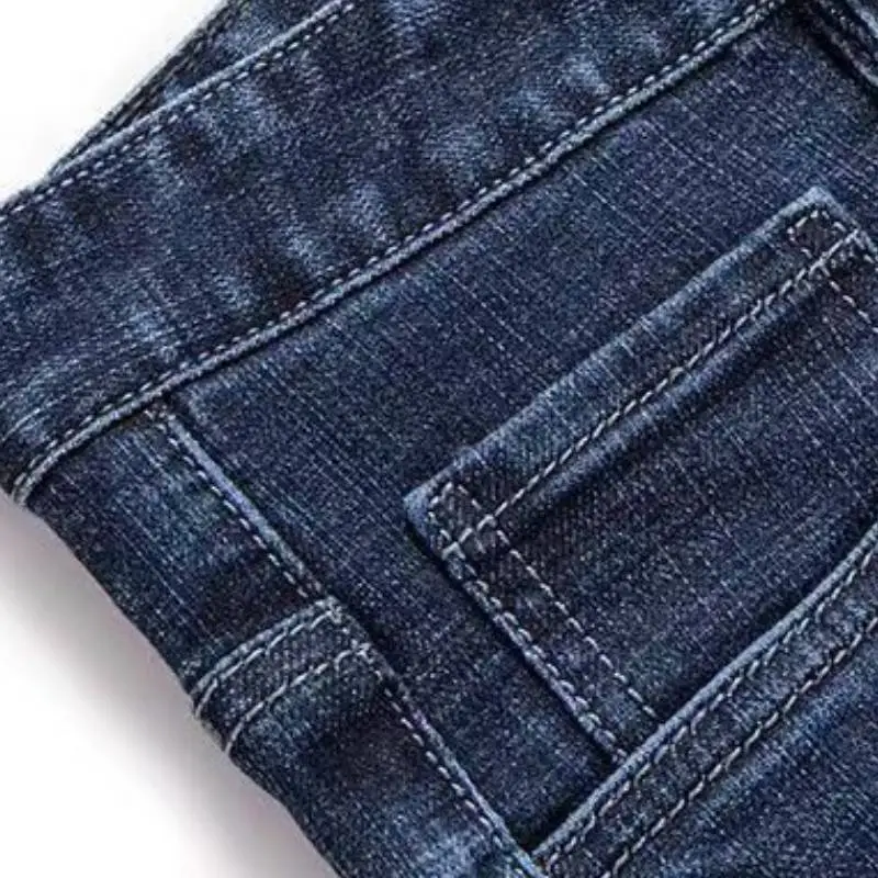 Simple Loose Jeans-3