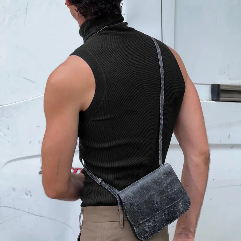 Plain Fashionable Vest-8