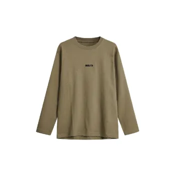 Simple Embroidered Double Sided Fabric T Shirt