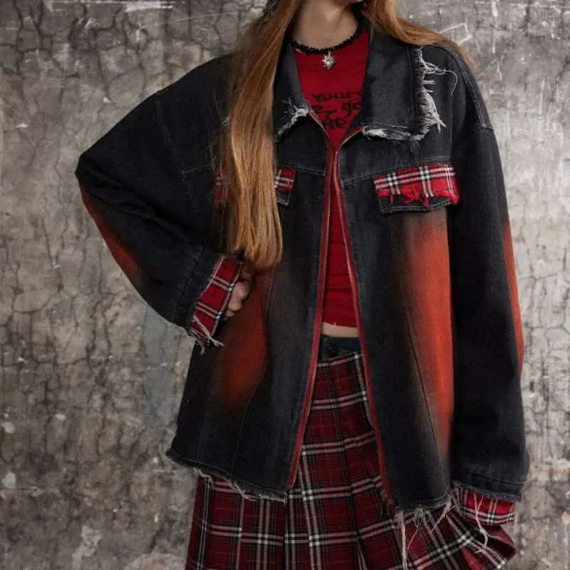 Casual Fashionable Denim Jacket-3