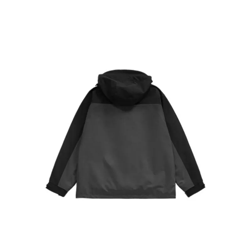 Windproof Zipper Hooded Jacket-4