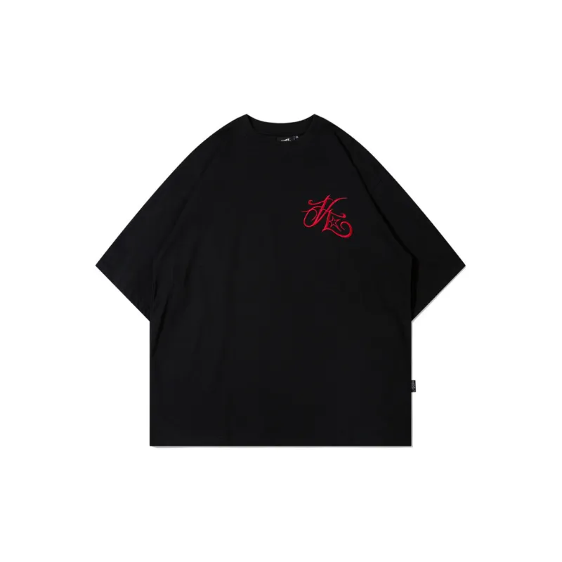 Casual Letter 100% Cotton T-Shirt-2