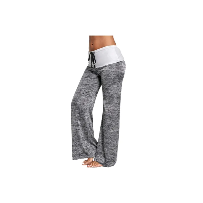 Simple Plain Cotton Blended Fabric Casual Pants Women-1