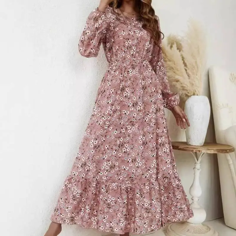 Fashion Casual Long Sleeved Dress-5